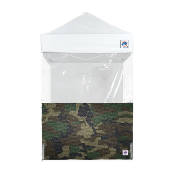 E-Z Up TAA Compliant Panorama Sidewall, 5' W, 5' H, Woodland Camo SW3P5TCWC